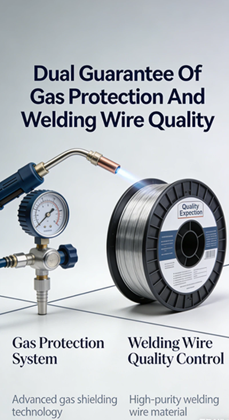 Core Premise: Dual Guarantee Of Gas Protection And Welding Wire Quality Core Premise: Dual Guarantee Of Gas Protection And Welding Wire Quality